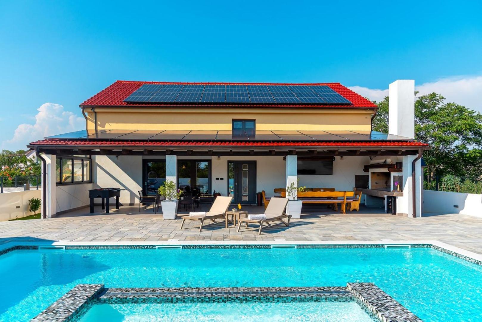 New! Luxury Villa Meden Dol With Heated Pool, Hot-Tub, 2 Saunas Скрадин Екстер'єр фото
