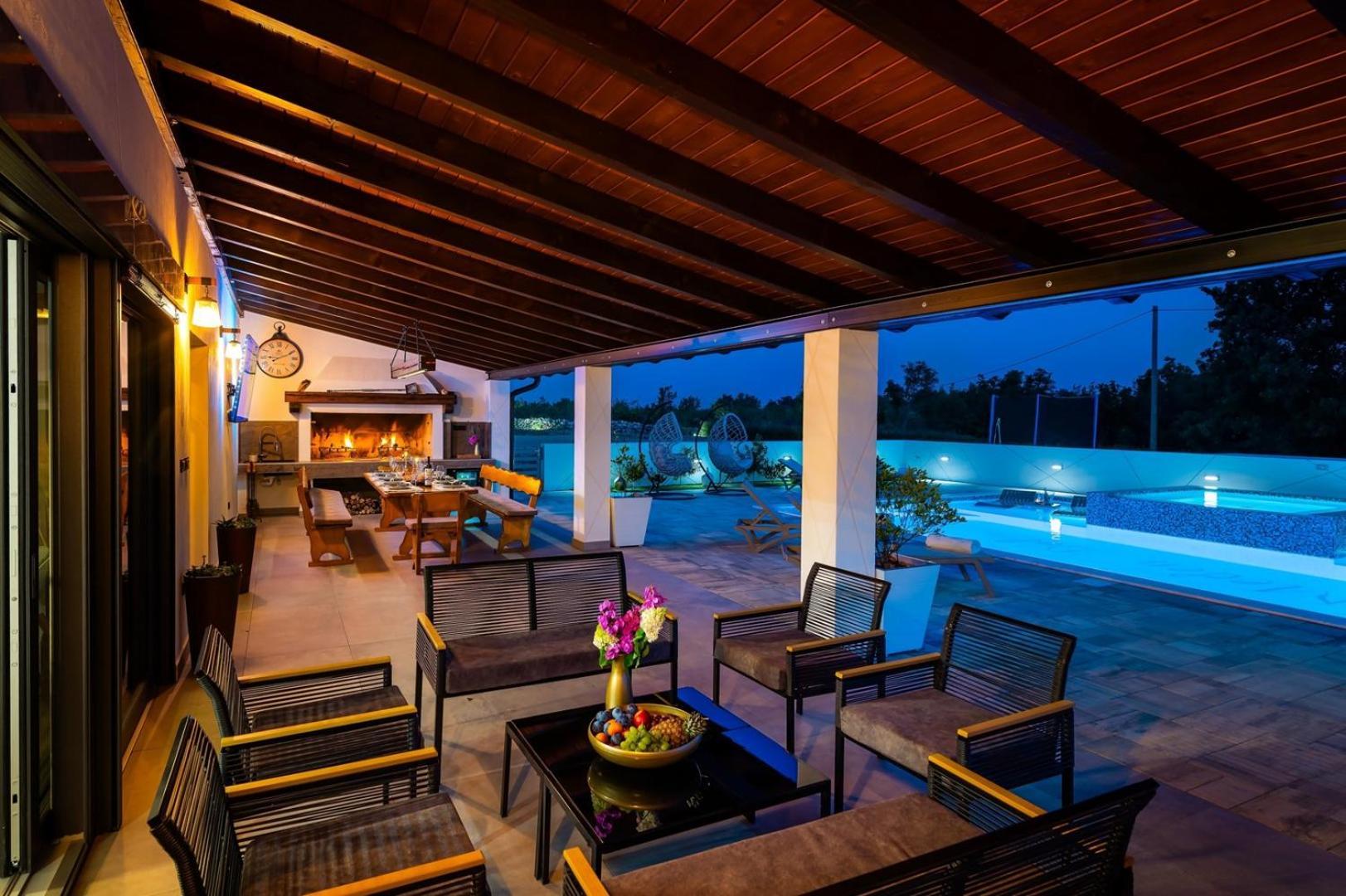 New! Luxury Villa Meden Dol With Heated Pool, Hot-Tub, 2 Saunas Скрадин Екстер'єр фото
